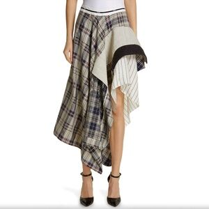 Monse Draped Plaid Jacket Skirt NWT US4